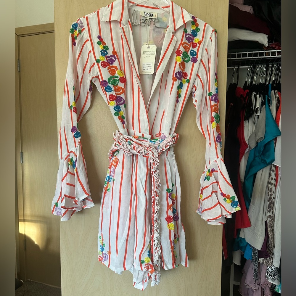 Colorful Romper with pockets